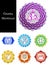 Chakra Mandalas Isolated