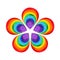 Chakra reiki healing lotus logo symbol icon mind health spiritual art therapy watercolor painting color illustration design