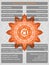 Chakras symbols with description of meanings infographic