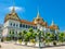 Chakri Maha Prasart Throne Hall, one of the most important and beautiful hall in The Grand Palace in Bangkok, Thailand