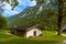 Chalet in Koenigssee, Konigsee, Berchtesgaden National Park, Bavaria, Germany