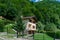 A Chalet from the relaxation place at the foot of the Piatra Craiului massif, Plaiul foii, Zarnesti, Brasov, Romania