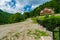 A Chalet from the relaxation place at the foot of the Piatra Craiului massif, Plaiul foii, Zarnesti, Brasov, Romania