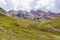 Chalets near Gabiet Lake on the Monte Rosa massif