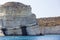 Chalk cliff at Cove Kleftiko on Milos