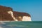 Chalk cliffs on the Baltic Sea coast on the island Ruegen, Germany