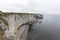 Chalk cliffs at Cote d`Albatre