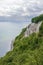 Chalk cliffs and rain showers around the Konigsstuhl