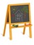Chalk Drawings on Blackboard, Wood Easel