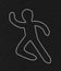 Chalk Outline of Person