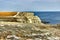 Chalk rocks, Cape Tarkhankut, Crimea.