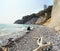 Chalk rocks of Rugen island (Germany, Mecklenburg-Vorpommern)