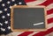 Chalkboard on an American flag