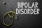 Chalkboard with Bipolar Disorder. 3D Illustration.