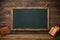 Chalkboard canvas, perfect for crafting your Back to School poster