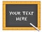 Chalkboard Ruler Frame, Chalk, Your Text Here