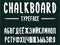 Chalkboard typeface, modern font written on the board with charcoal Russian alphabet, cyrillic