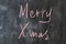 Chalkboard writing - Merry