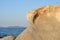 CHALKIDIKI MACEDONIA GREECE. Impressive rocks at Kakoudia beach