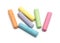 Chalks in a variety of colors arranged