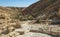 Chalky Layered Limestone Bedrock of Wadi Karkash in the Negev Highlands