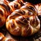 challah bread freshly baked bread, food staple for meals