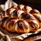 challah bread freshly baked bread, food staple for meals