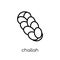 Challah icon. Trendy modern flat linear vector Challah icon on w