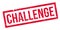 Challenge rubber stamp