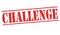 Challenge sign or stamp