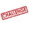 Challenge stamp sign. challenge rubber stamp on white background