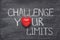 Challenge your limits heart