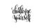 Challenge yourself hand written lettering inscription