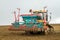 Challenger MT765C tracked tractor drilling seed in field