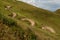 Challenging bike trail on the top of Berneuse, Switzerland