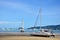 Chalong Bay Pier when water level low at Phuket Thailand