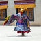 Cham Dance in Lamayuru Gompa in Ladakh, North India