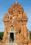 Cham temple tower in Vietnam