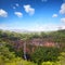 Chamarel waterfalls in Mauritius