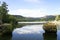 The Chambon lake, Auvergne in France