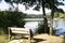 The Chambon lake, Auvergne in France