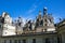 Chambord castle is located in Loir-et-Cher, France. It has a very distinct French Renaissance architecture which blends tradition