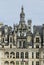 Chambord castle is located in Loir-et-Cher, France. It has a very distinct French Renaissance architecture which blends tradition