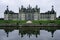 Chambord chateau reflection in moat water