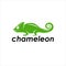 Chameleon animal vector graphic template download premium