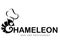Chameleon bar and resto logo design concept.