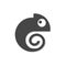 Chameleon icon, Simple Vector Chameleon logo