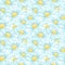 Chamomile or Daisy Seamless Vector Pattern