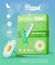 Chamomile Hygienic Breathing Soft Tampons Pack.