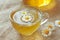 Chamomile tea herbal alternative medicine beverage